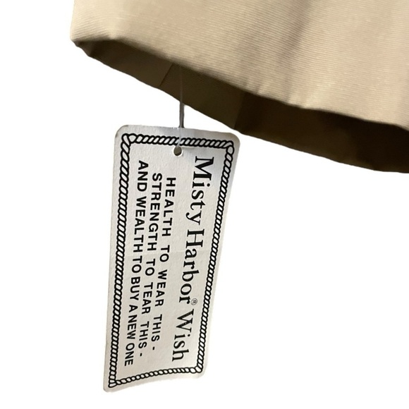 1980's Vintage Misty Harbor Trench Coat Women's XL, Men's Large 42R Khaki Tan - Picture 11 of 16
